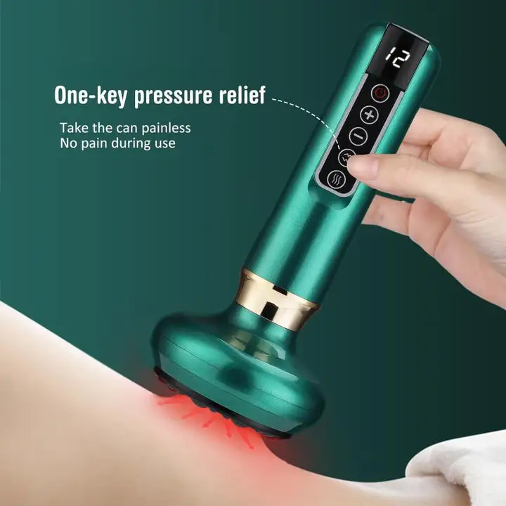 12 Level Electric Cupping Massager | Anti-Cellulite Vacuum Suction Cup