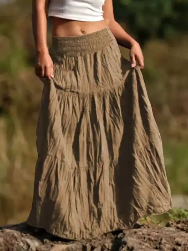 Tiered Ed Maxi Skirt