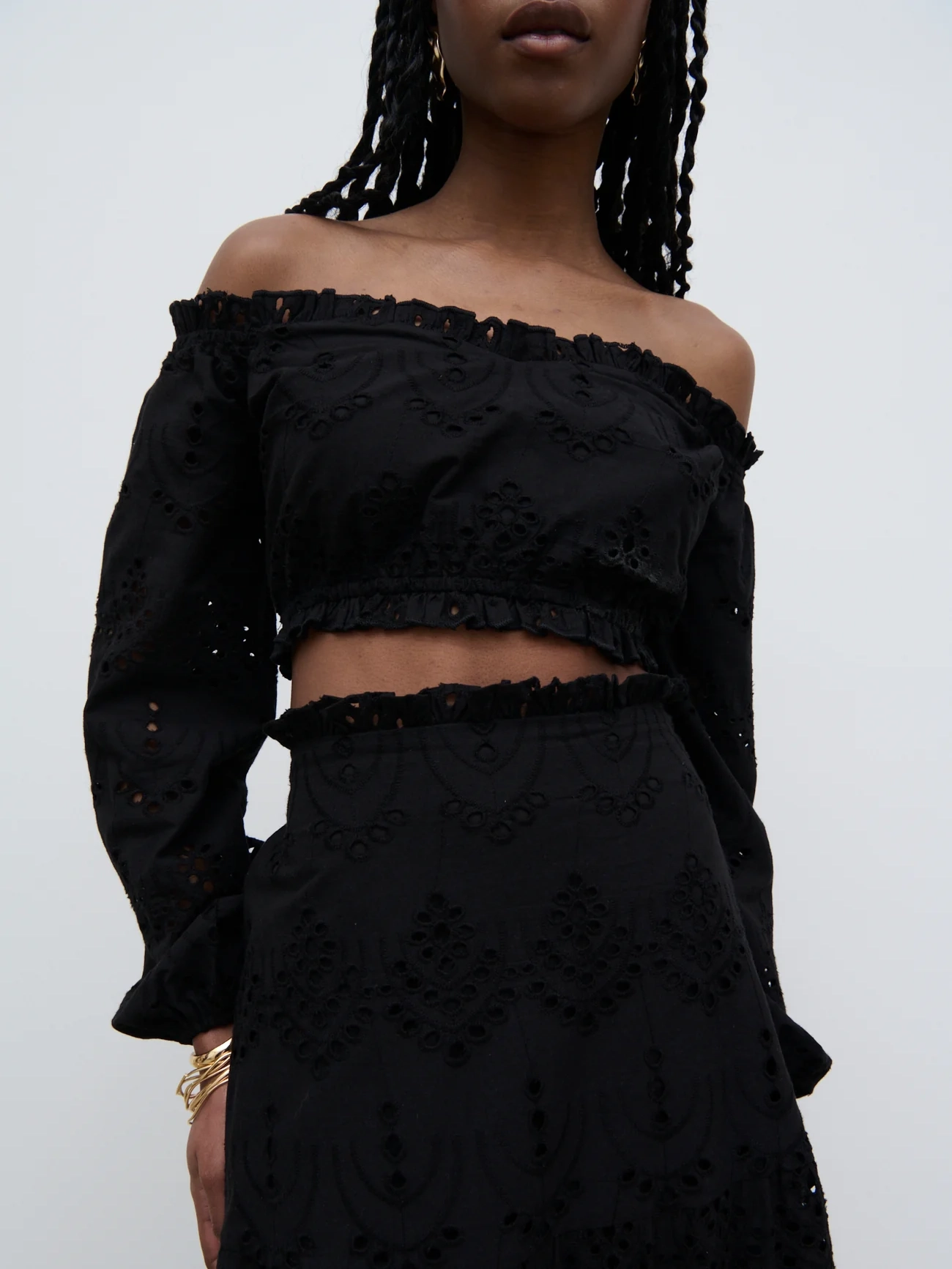 Broderie Maxi Skirt