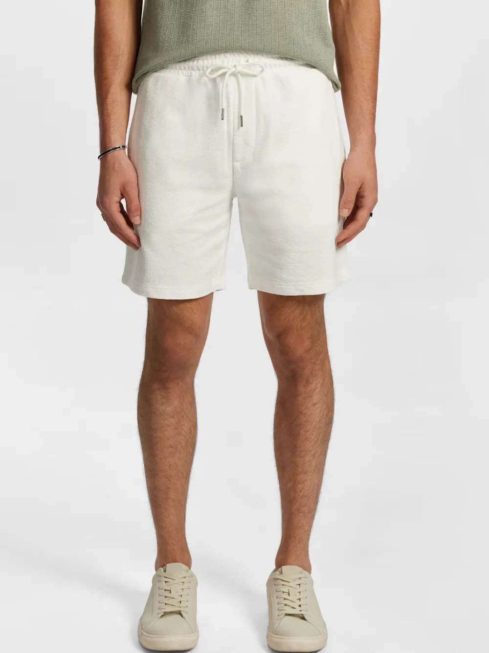 Off White Casual Style Short
