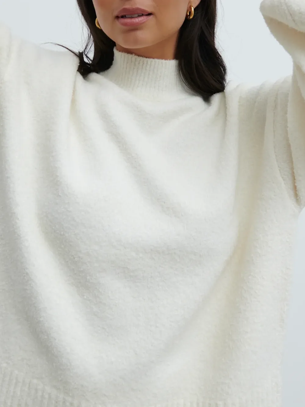 Balloon Sleeve Knit Jumper