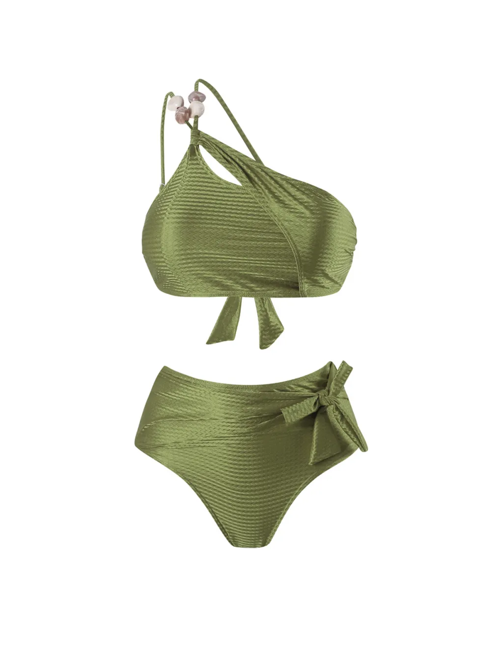 Beaded Detail Bikini Set