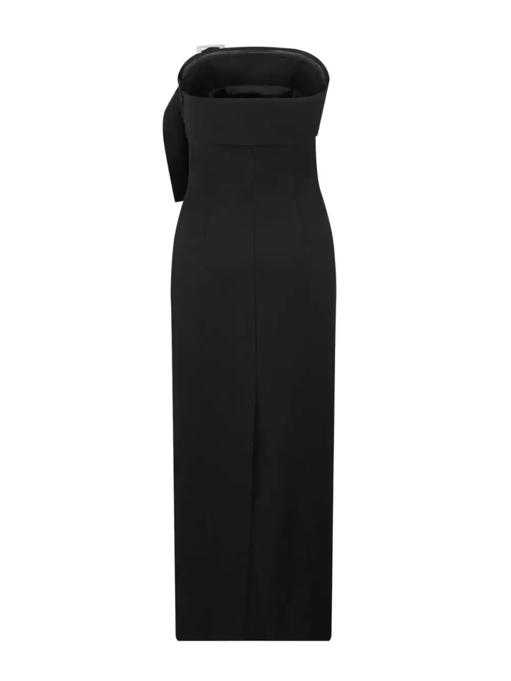 Metal Buckle Straight Neck Dress