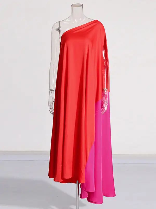 Shoulder Everyday Flowing Dress