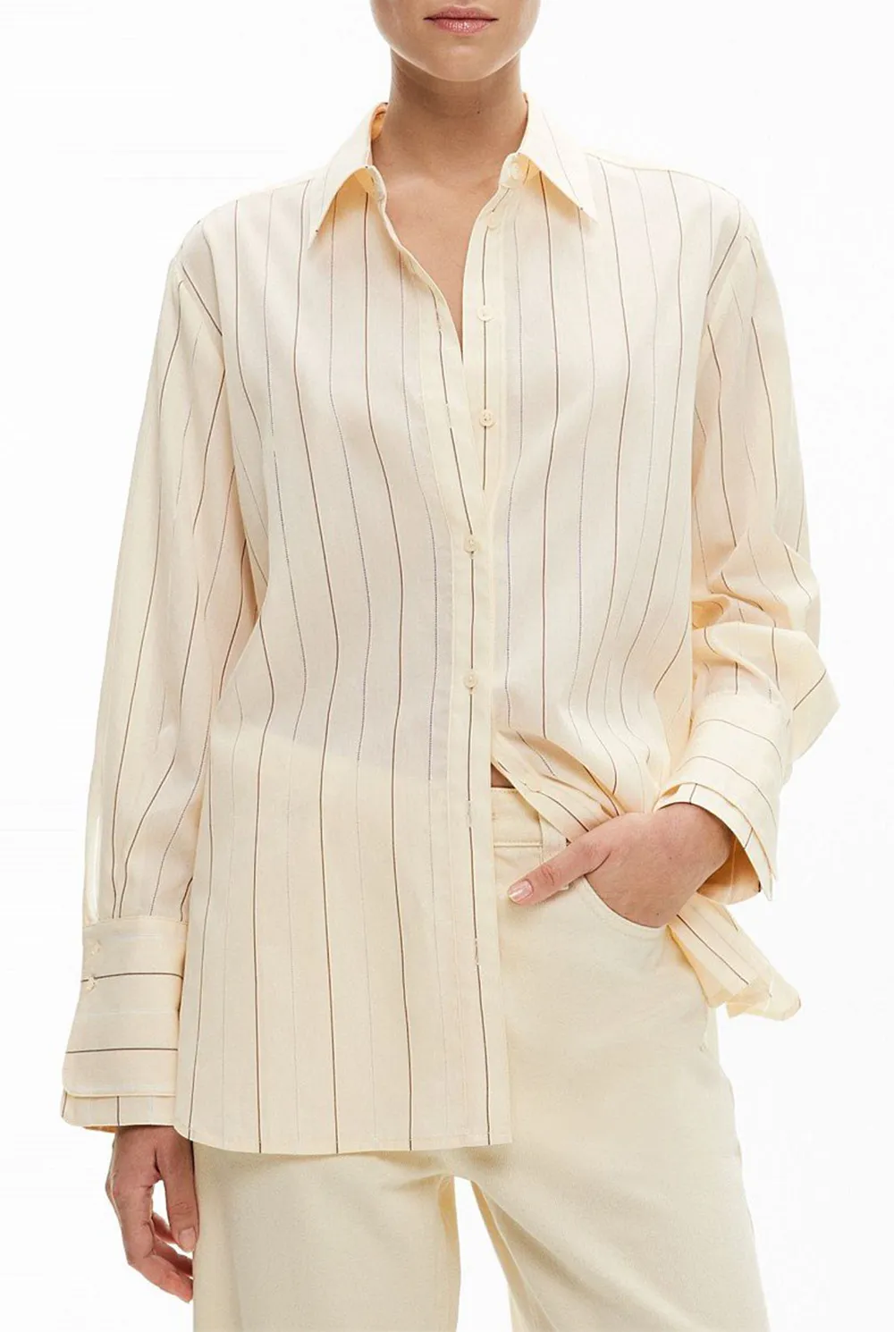 Cornflower Stripe Casual Top