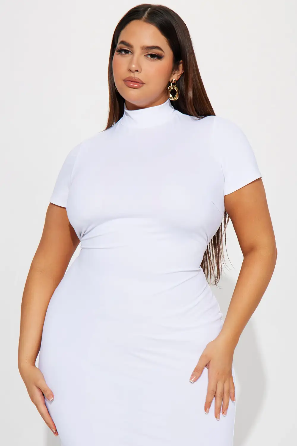 Genesis Sculpting Maxi Dress - White