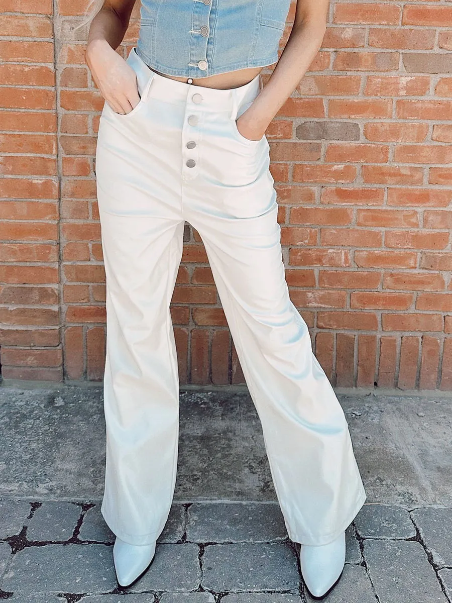 Faux Leather Pants