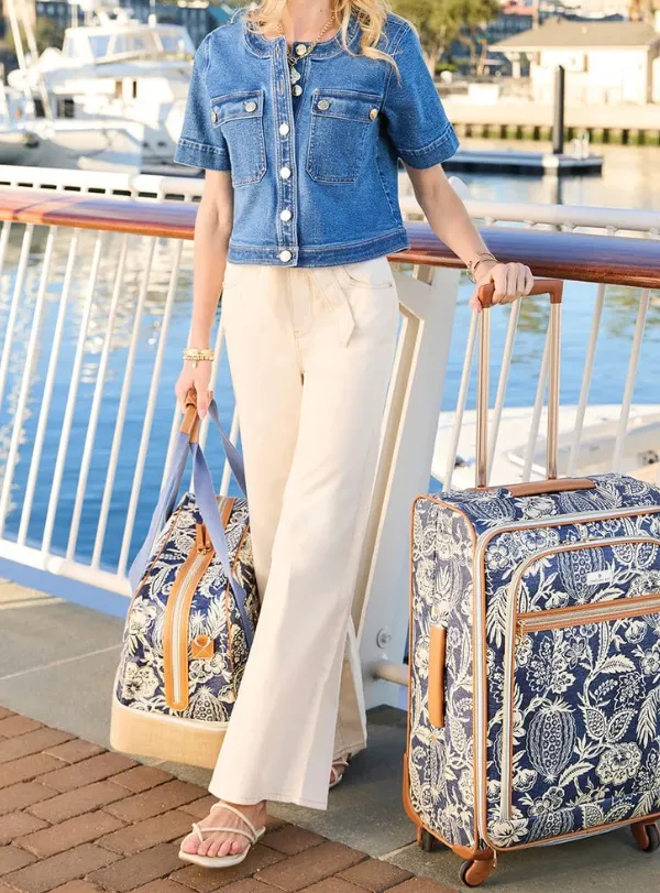 Antique White Stretch Denim
