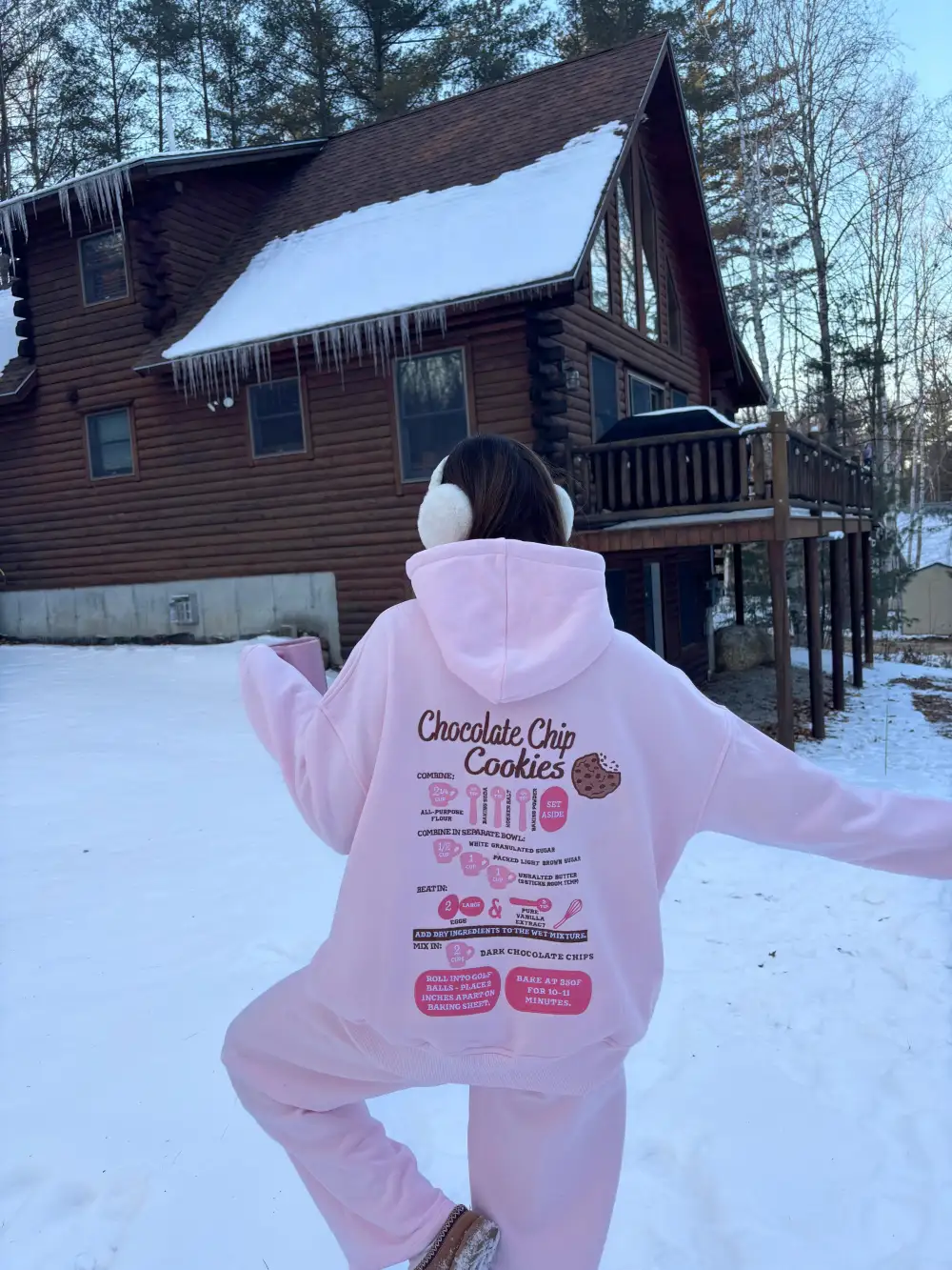 Chip Cookie Recipe Embroider Hoodie