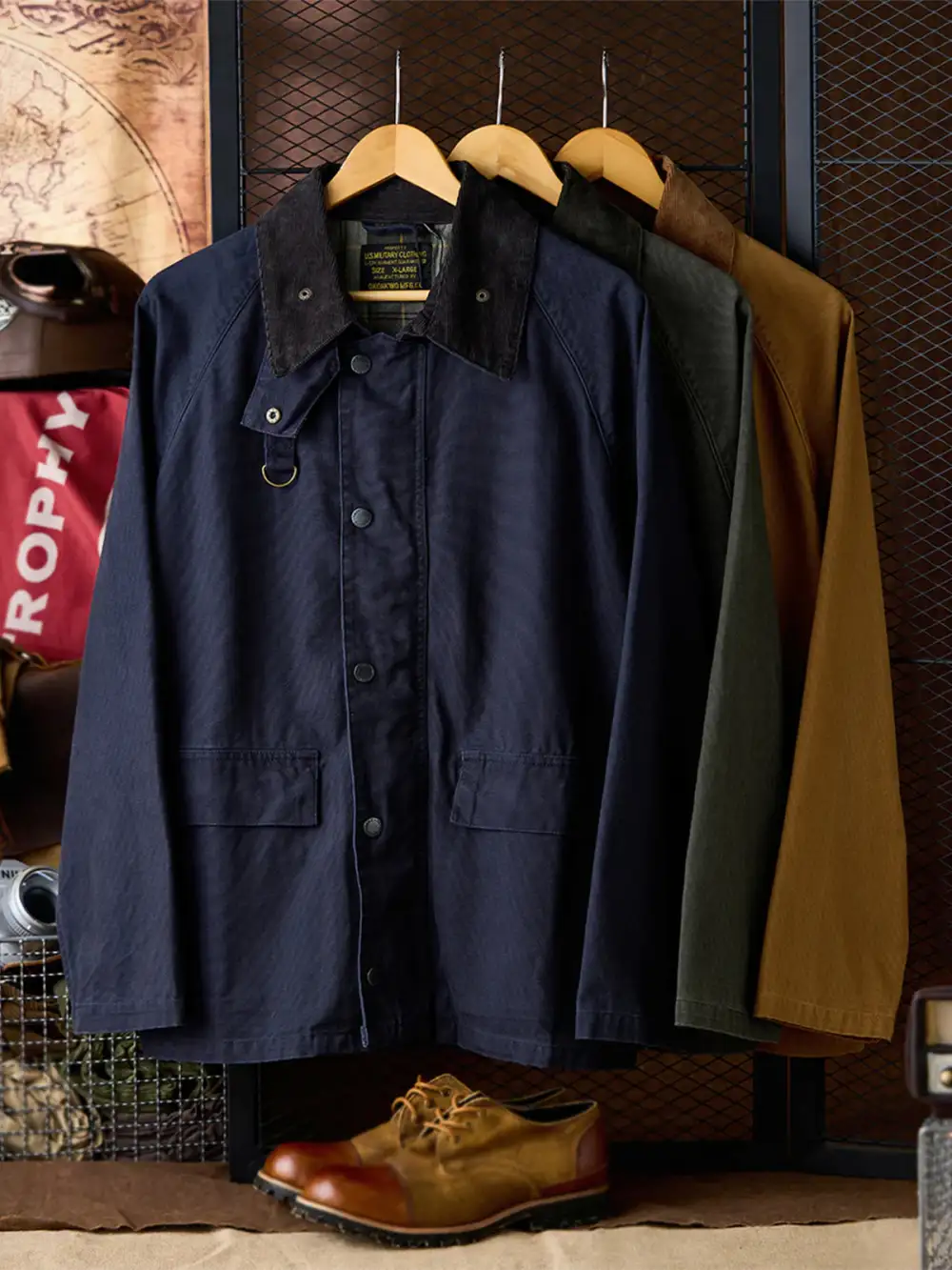 Men'S Corduroy Canvas Work Jacket