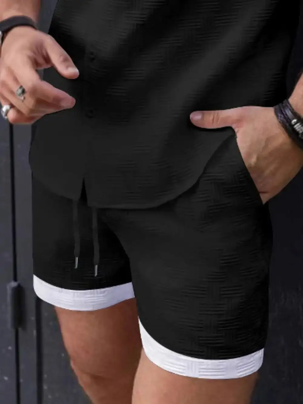 Modern Drawstring Casual Shorts