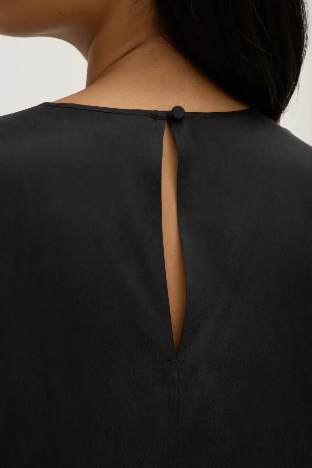 Pure Silk Sleeveless Dress