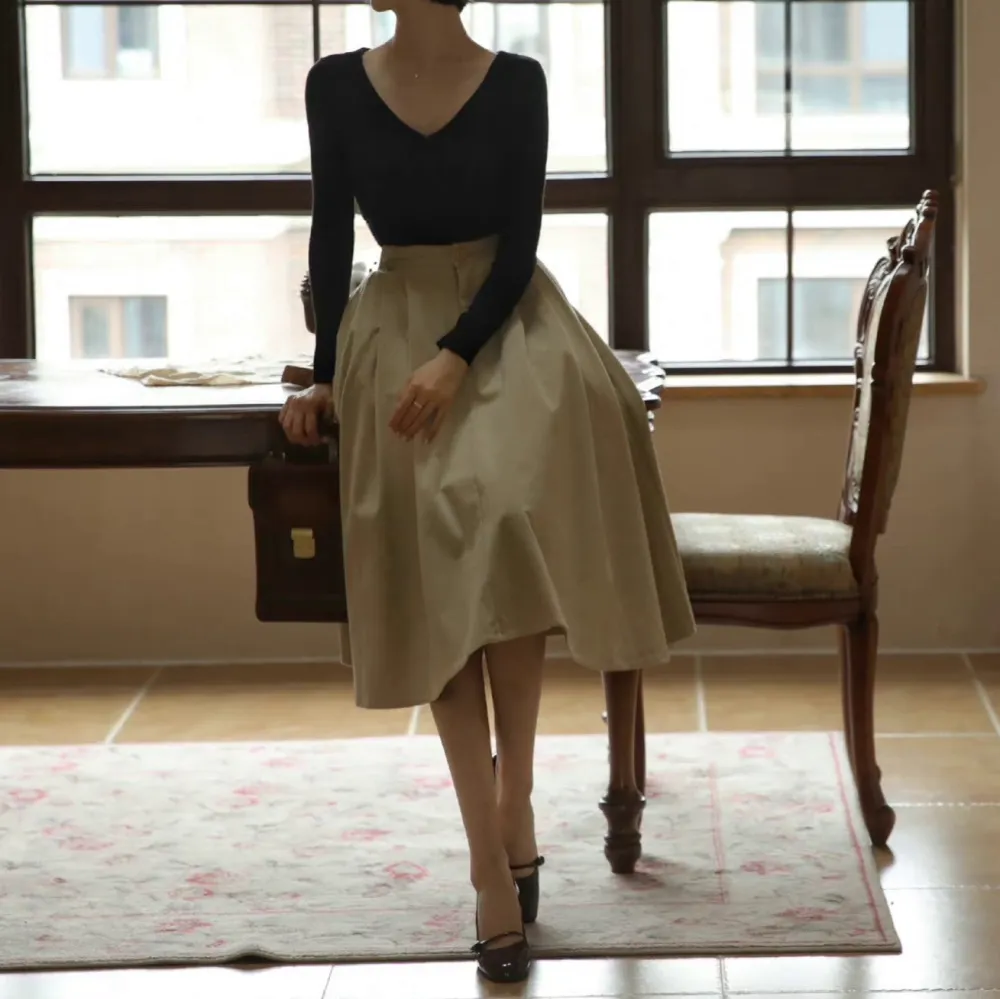 Airy Boho Everyday Casual Cotton Skirt