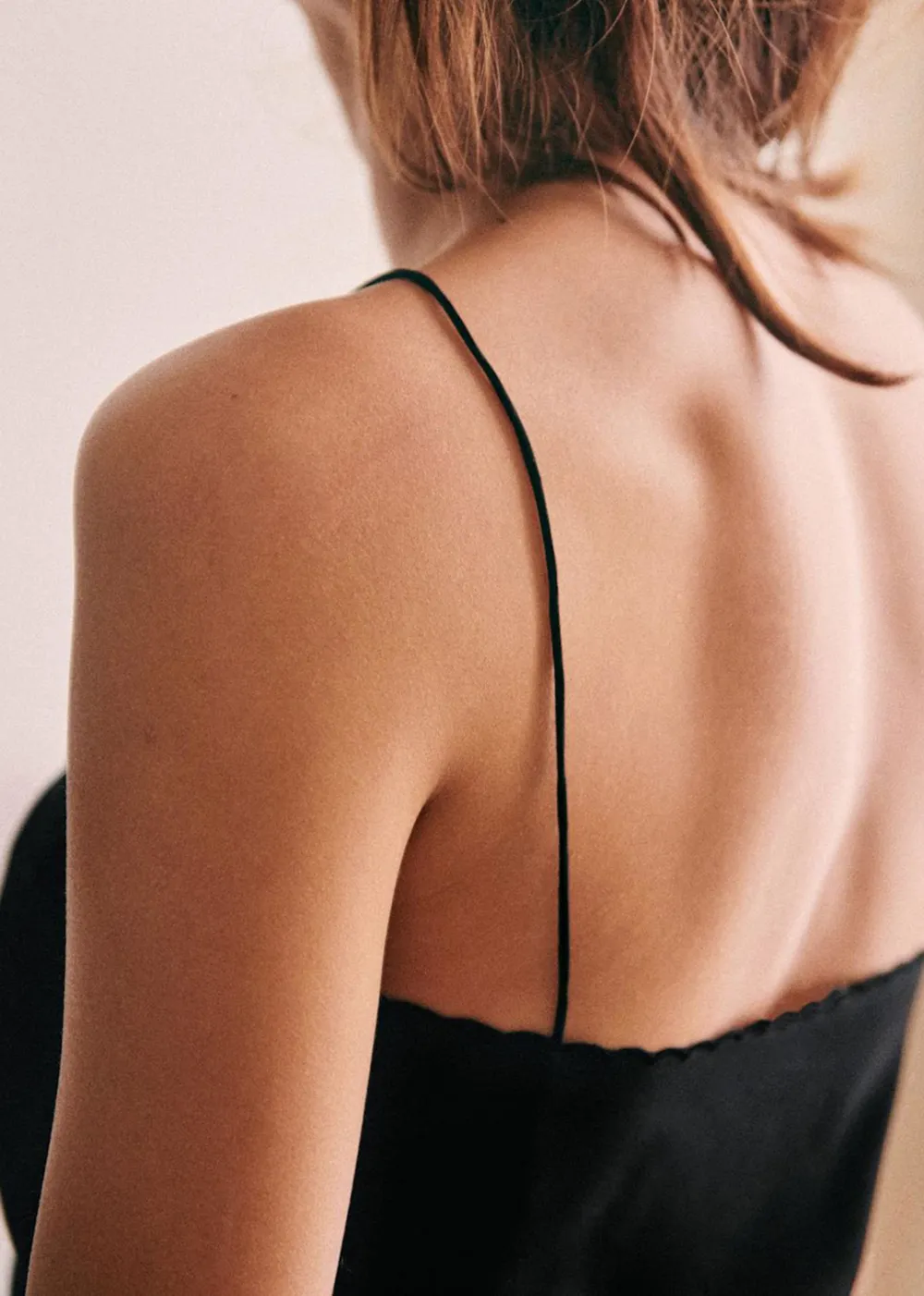 Lace Cutout Spaghetti Strap Top