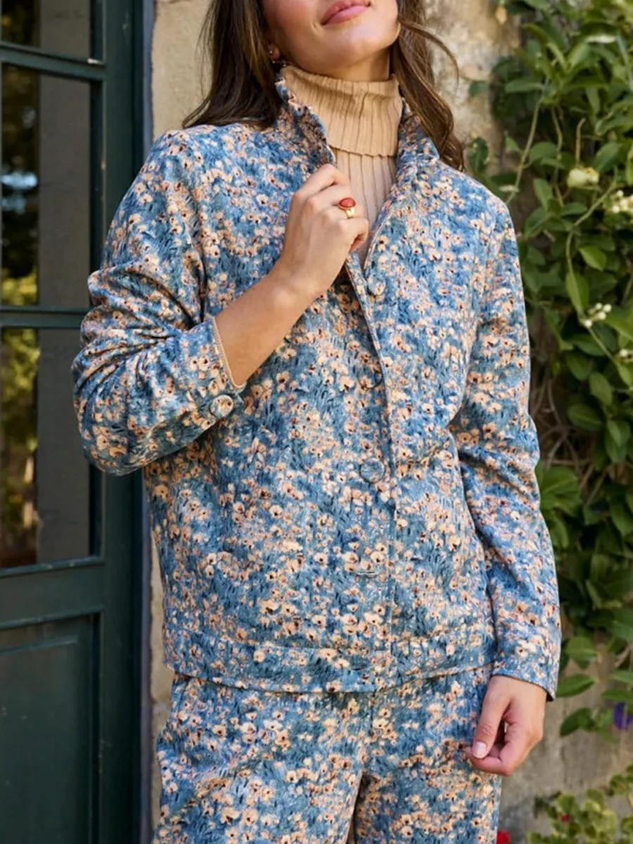Women's Outdoor Casual Tops Pants Suit