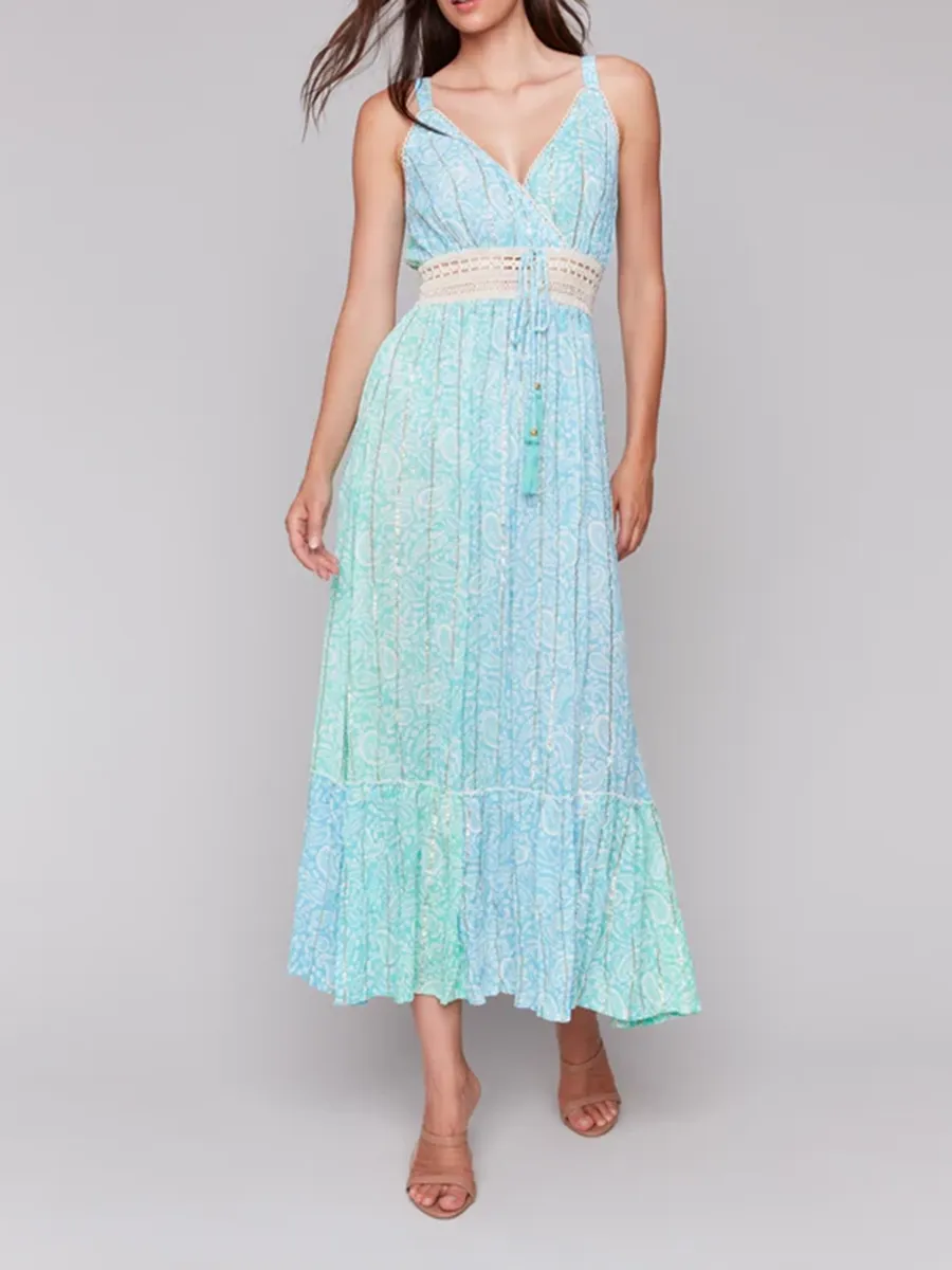 High-End And Elegant Gradient Long Dress