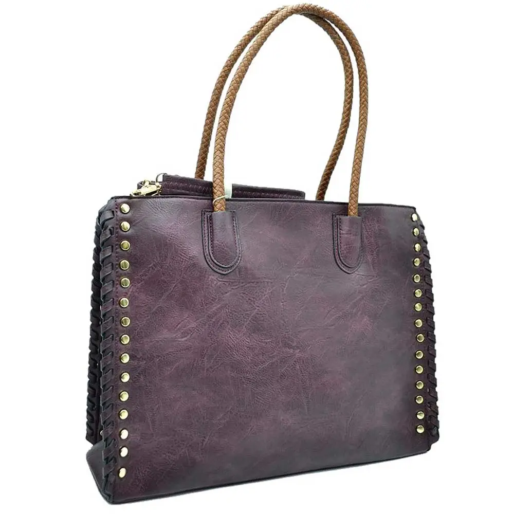 Tote Studded Shoulder Bag