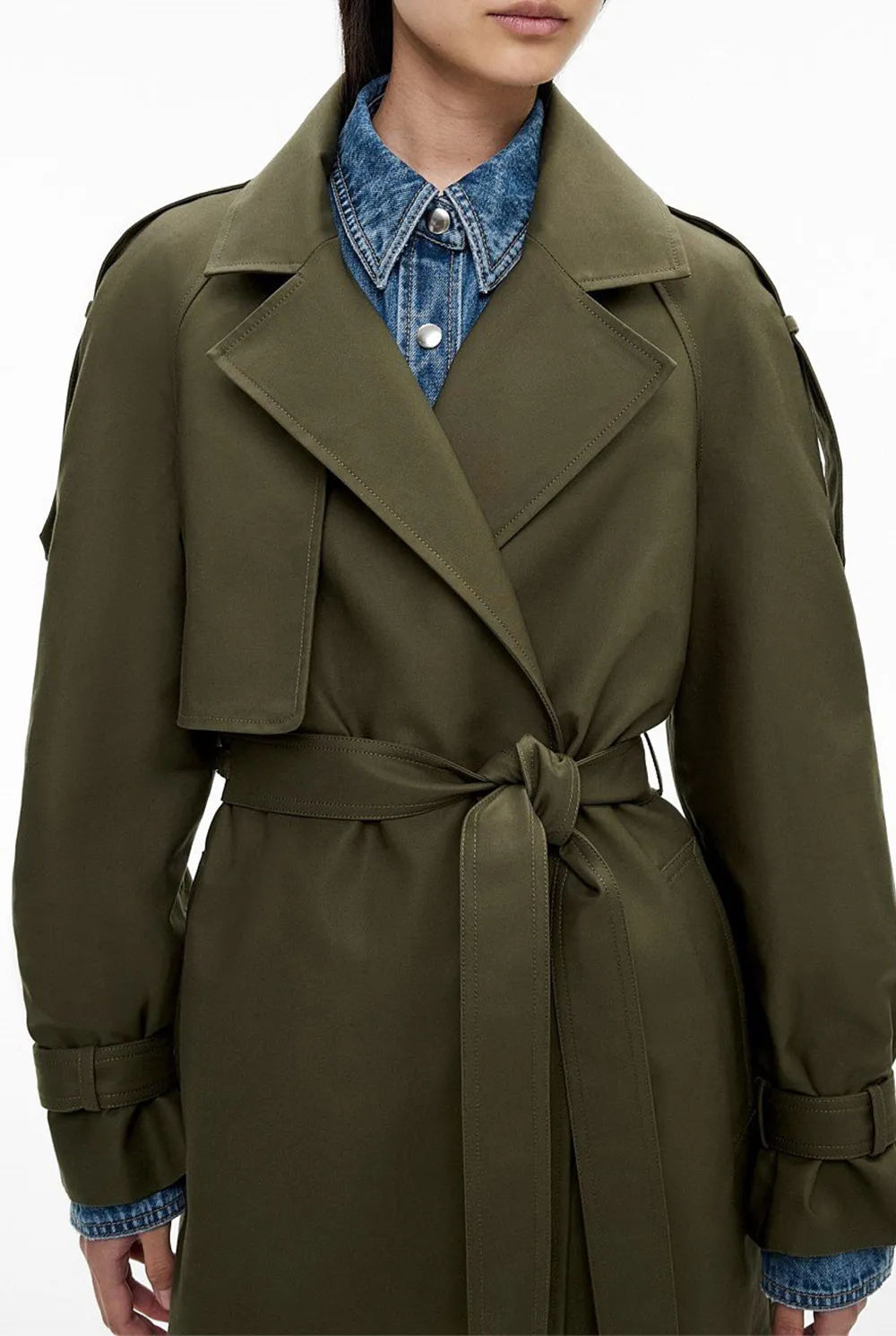 Simple Front-Buttoned Windbreaker
