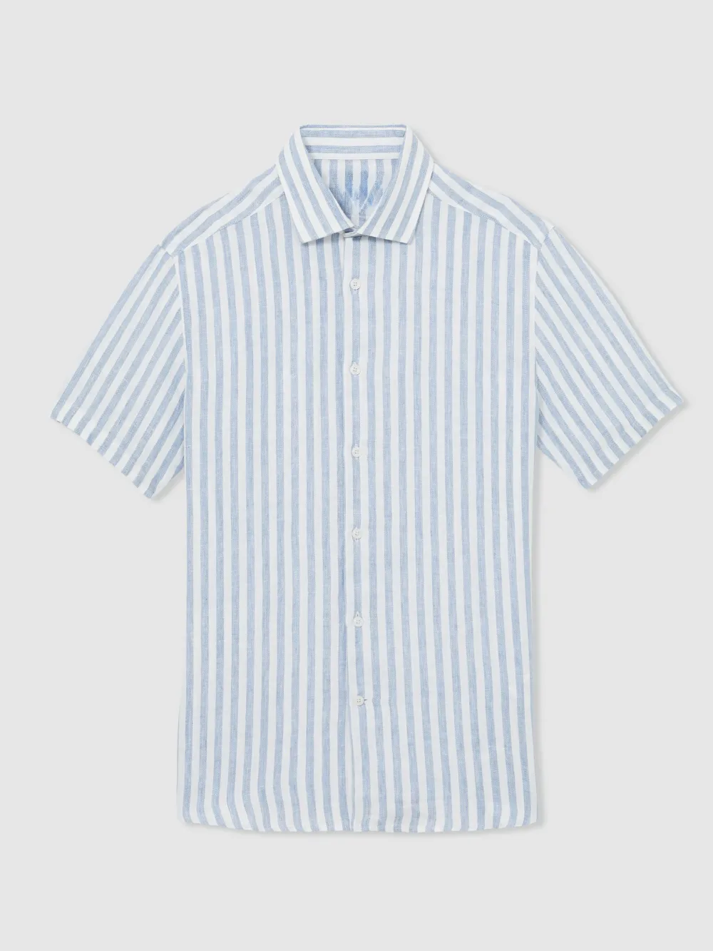 Japanese Style Simple Comfortable And Soft Men's Short-Sleeved Shirt