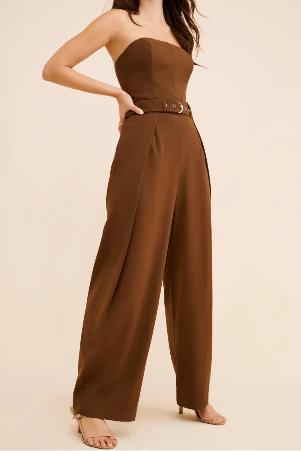 Tube Top Strapless Jumpsuit
