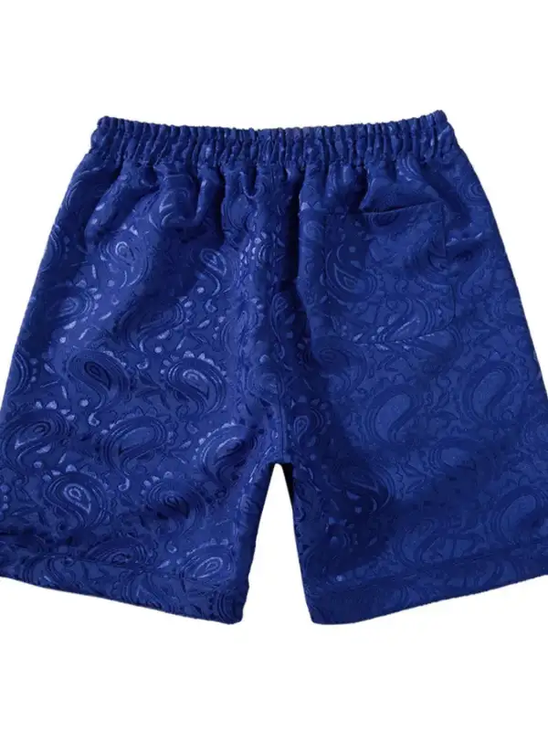 Modern Drawstring Cotton Blend Casual Shorts