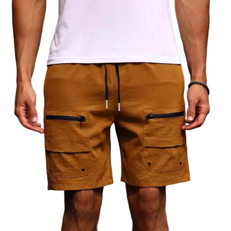 Woven Pocket Loose Shorts