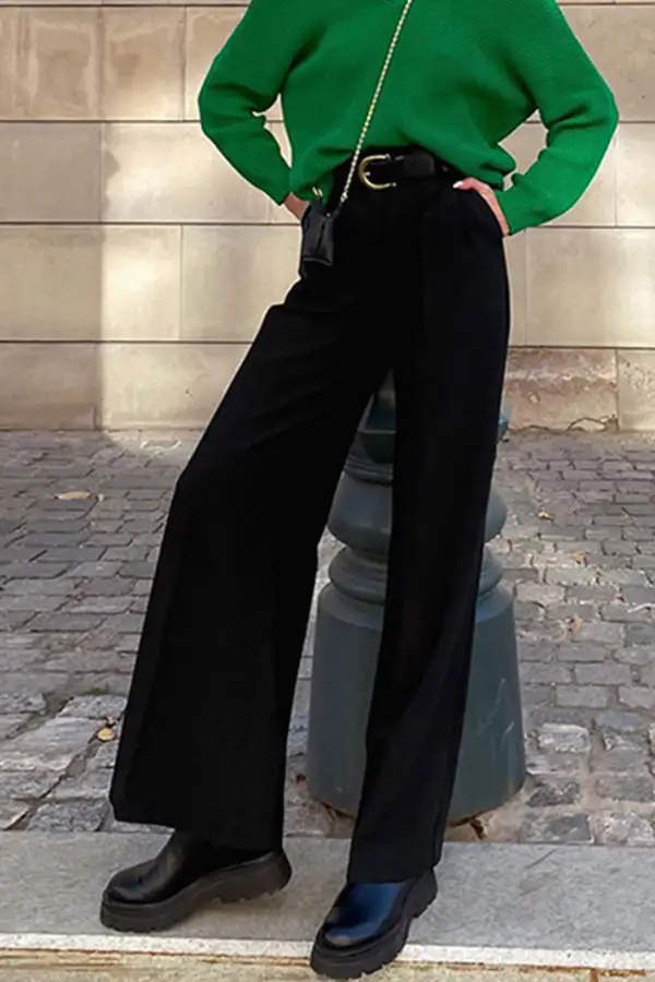 Relaxed Tailored Suit Pants