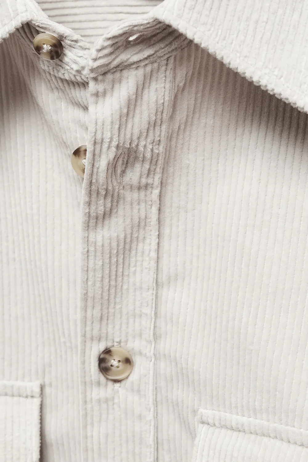 Corduroy Pockets Overshirt
