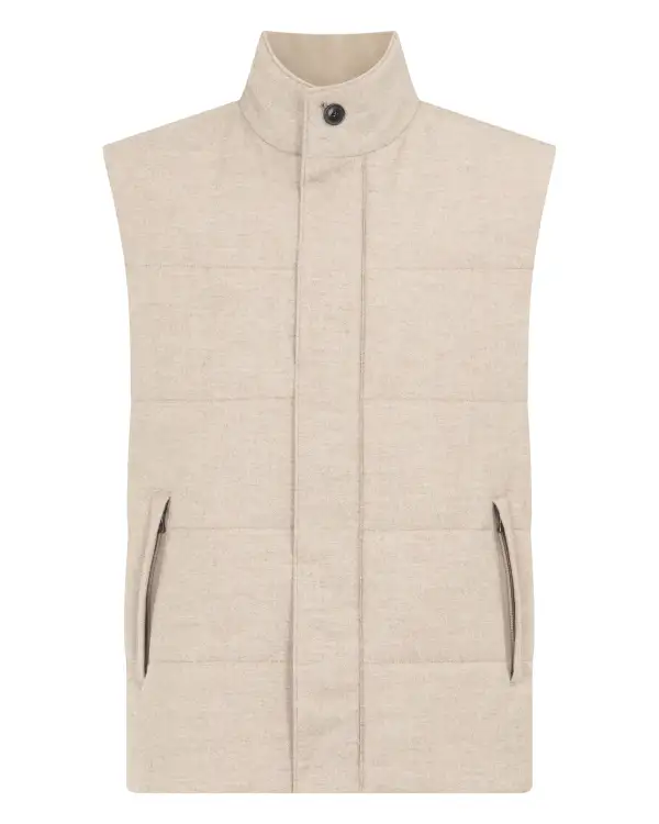 Men's Vancouver Gilet Beige Brown