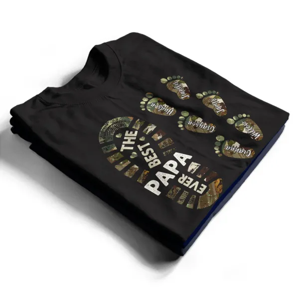 Personalized Footprint Family Name T-shirt