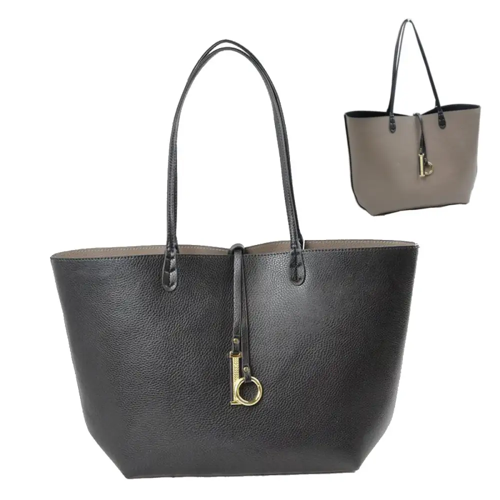 Everyday Tote Vegan Leather Shoulder Bag