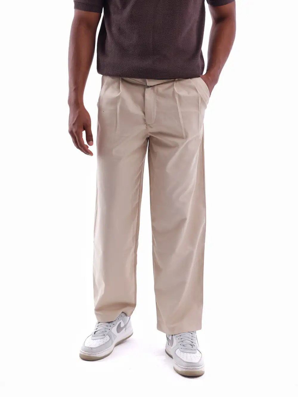 Textured Classic Pants