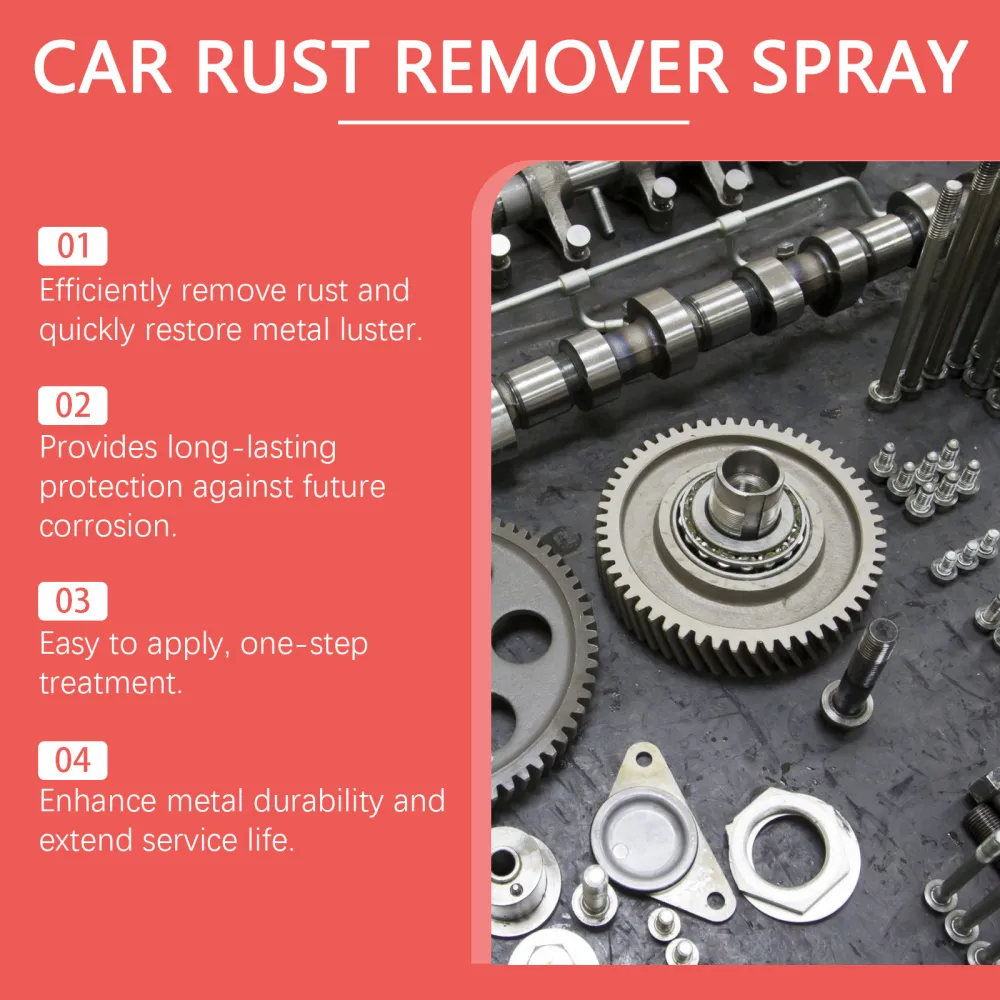 Multi-Purpose High-Efficiency Long-Lasting Car Rust Remover Spray