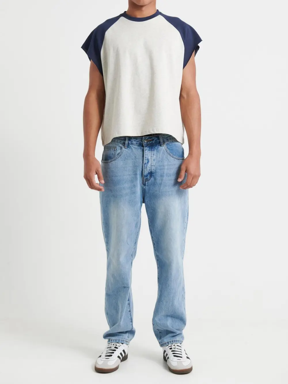 Comfortable And Soft Versatile Navy Blue Vest