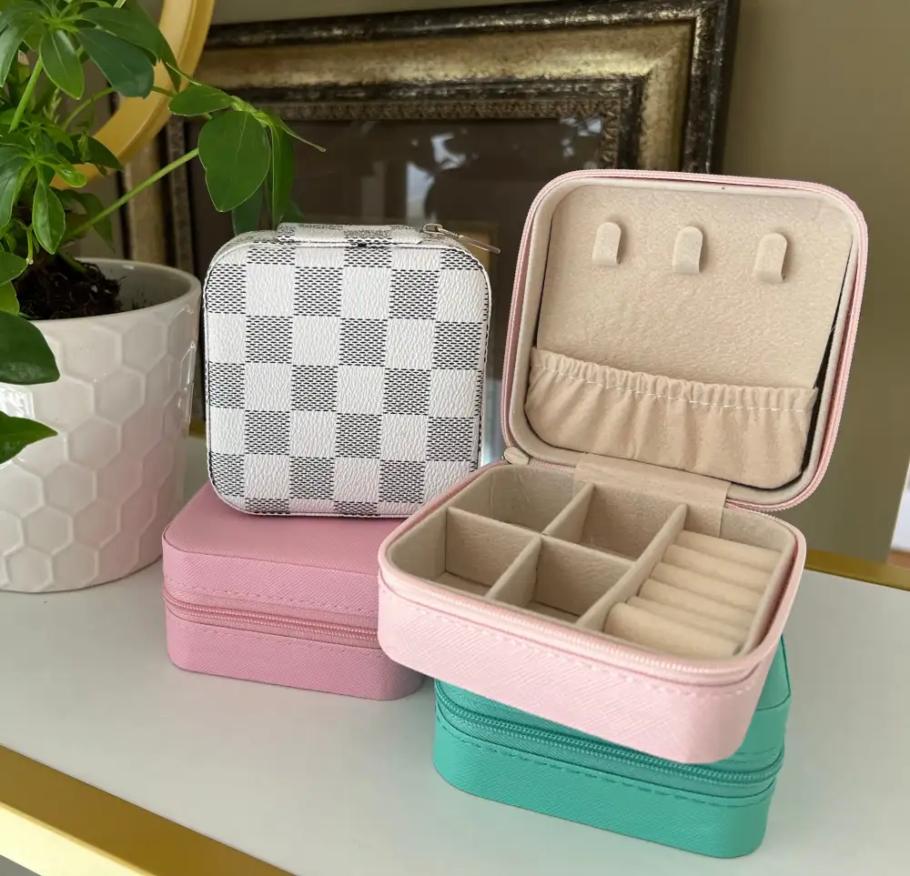 Zippered Jewelry Travel Case