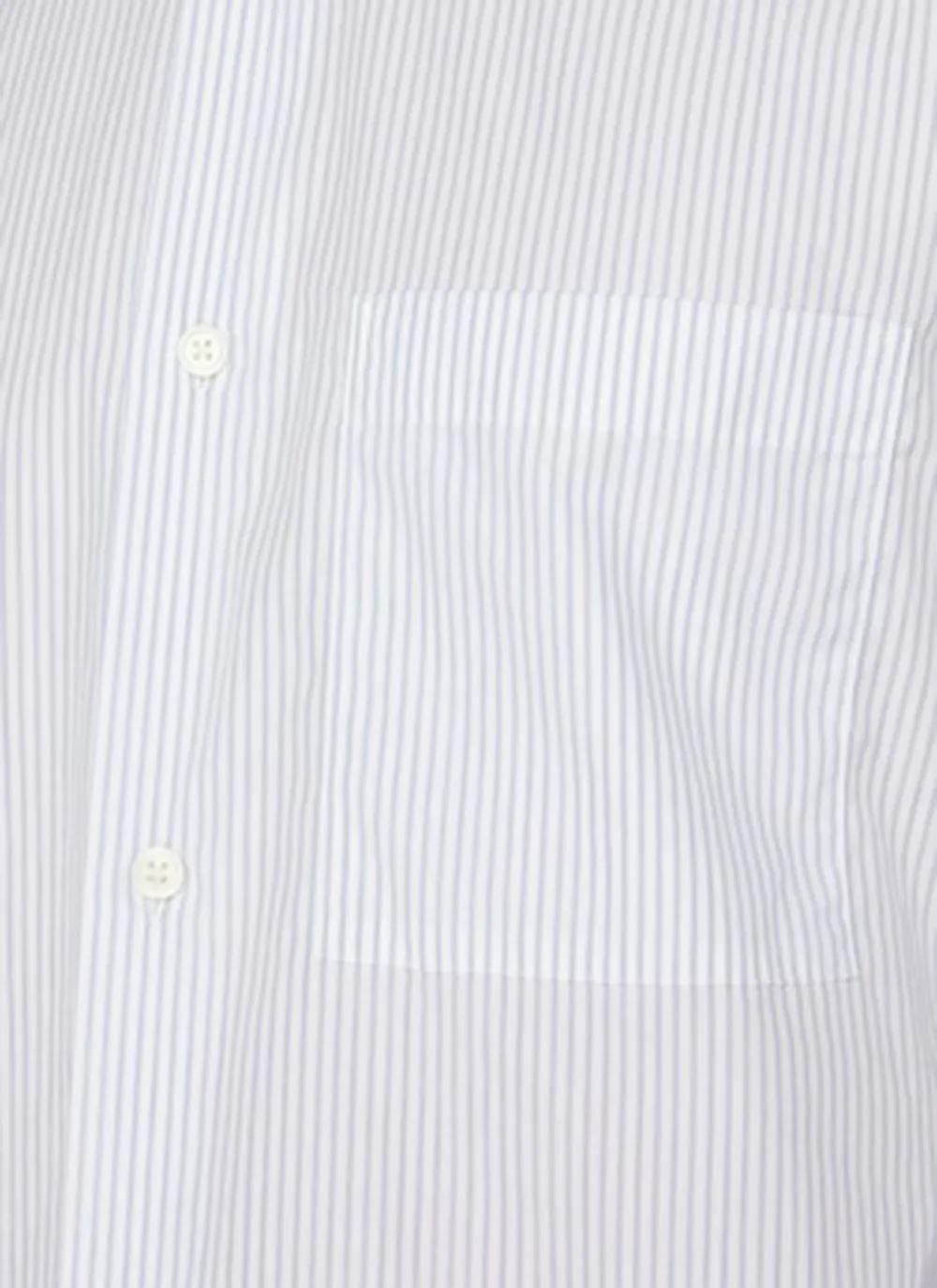 Simple Straight-Cut Breathable Light Blue Shirt