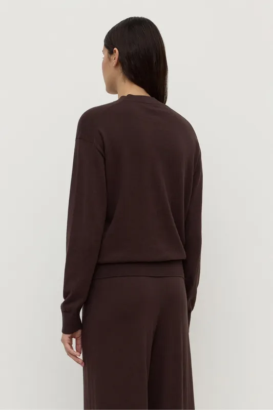 Ganache Cotton Cashmere Lounge Sweater
