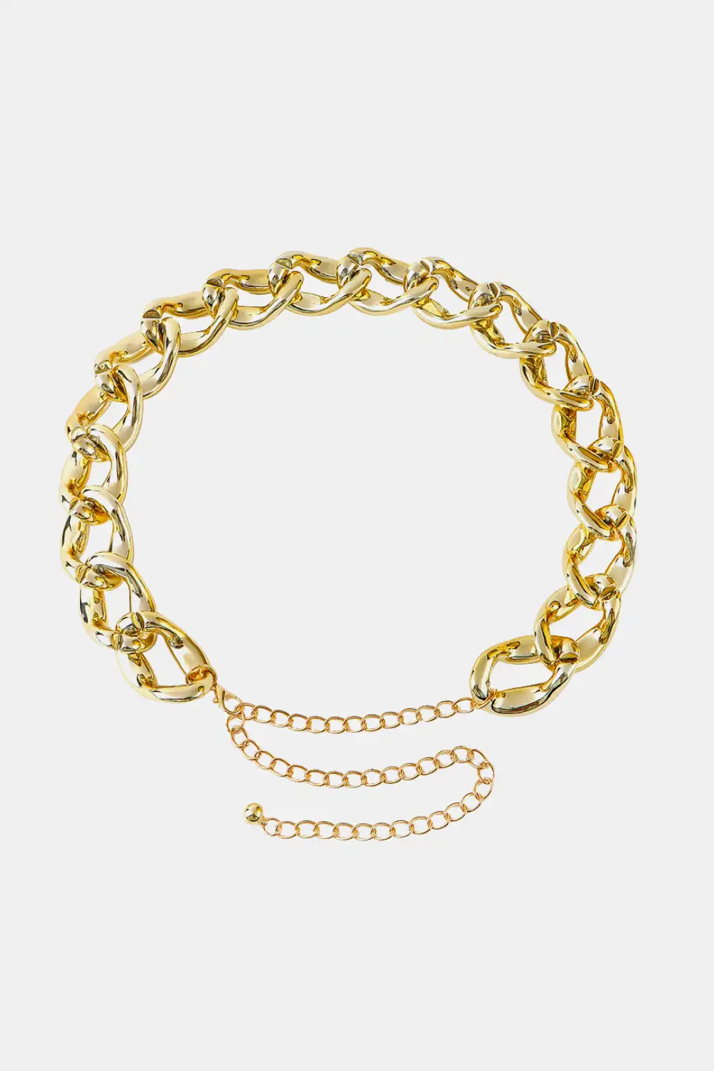 Linked Acrylic Waist Belt
