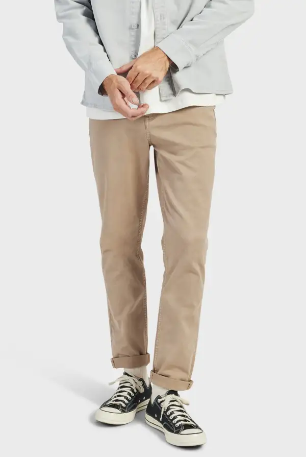 Jensen 5 Pocket Pant-Almond tan