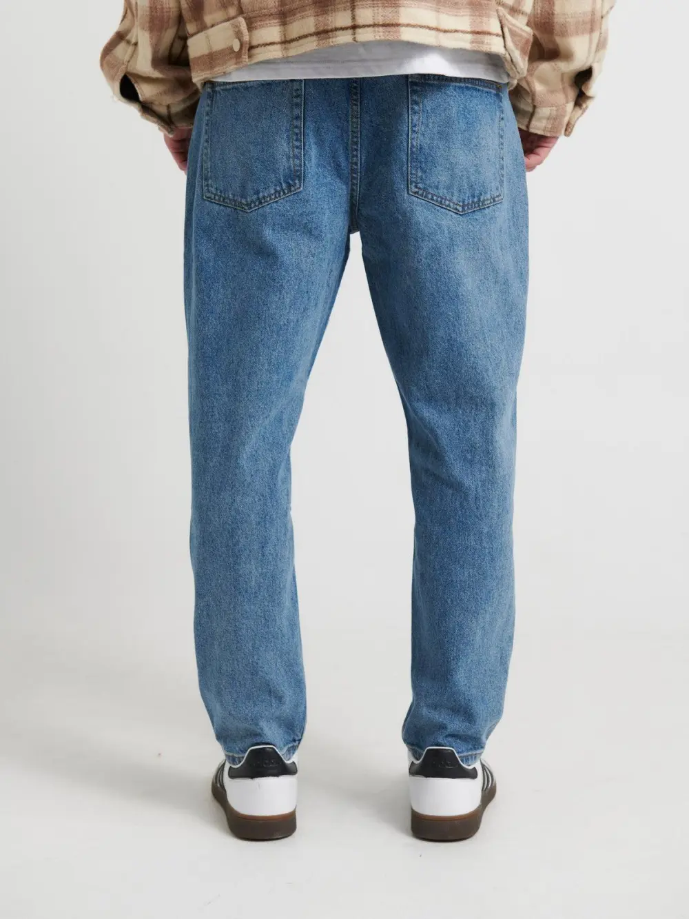 Simple And Soft Daily Comfortable Blue Denim
