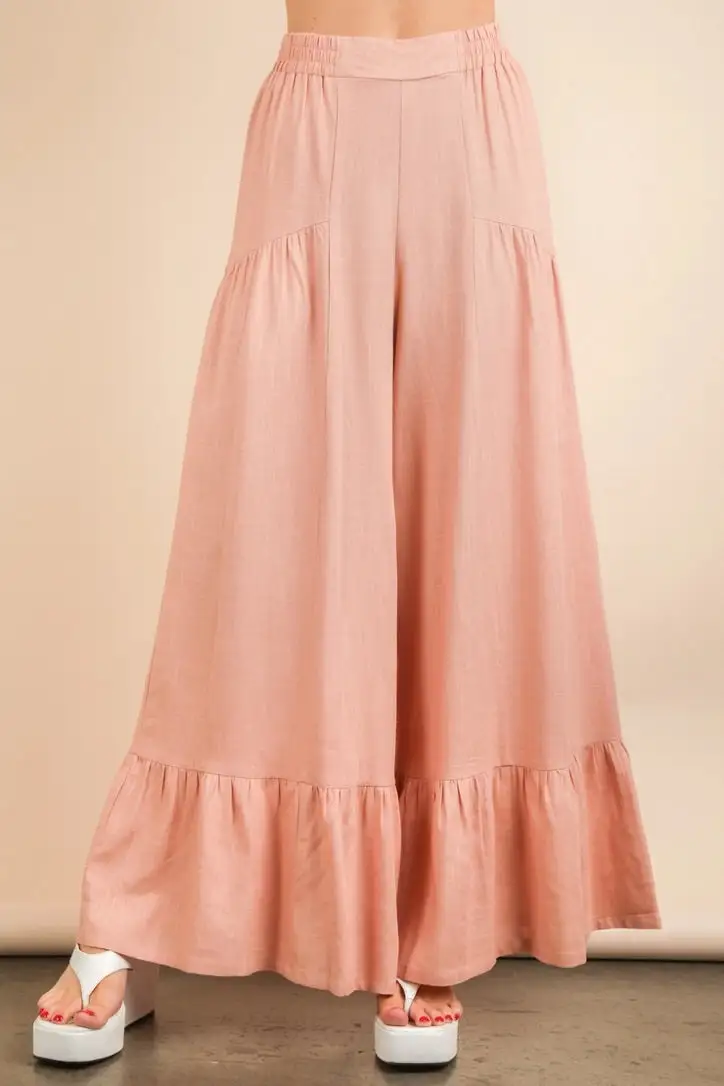 Modern Roomy Wide Leg Relaxed Casual Pants