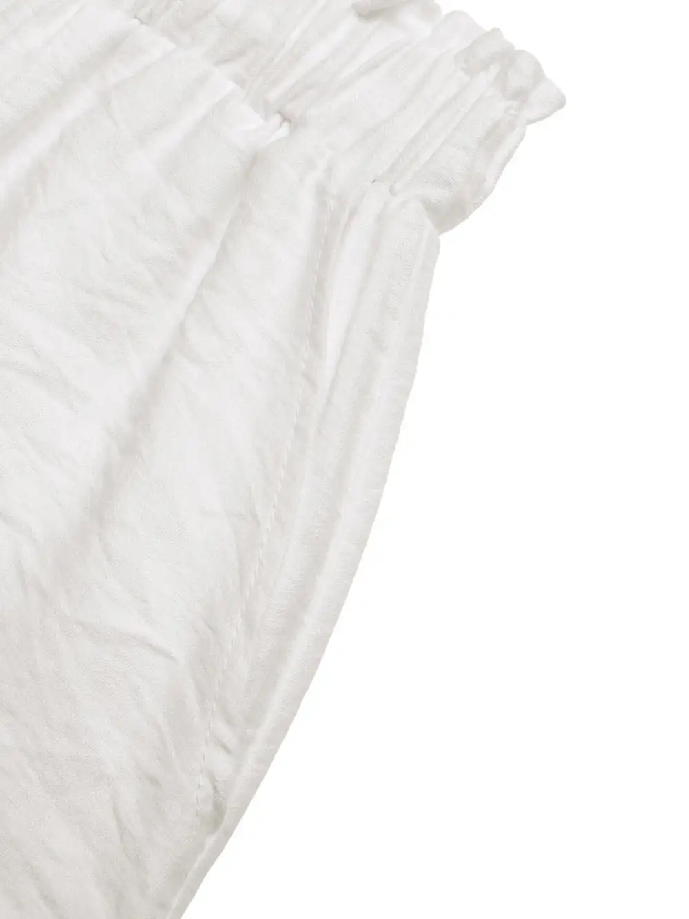 Lace Trim Drawstring Waist Shorts
