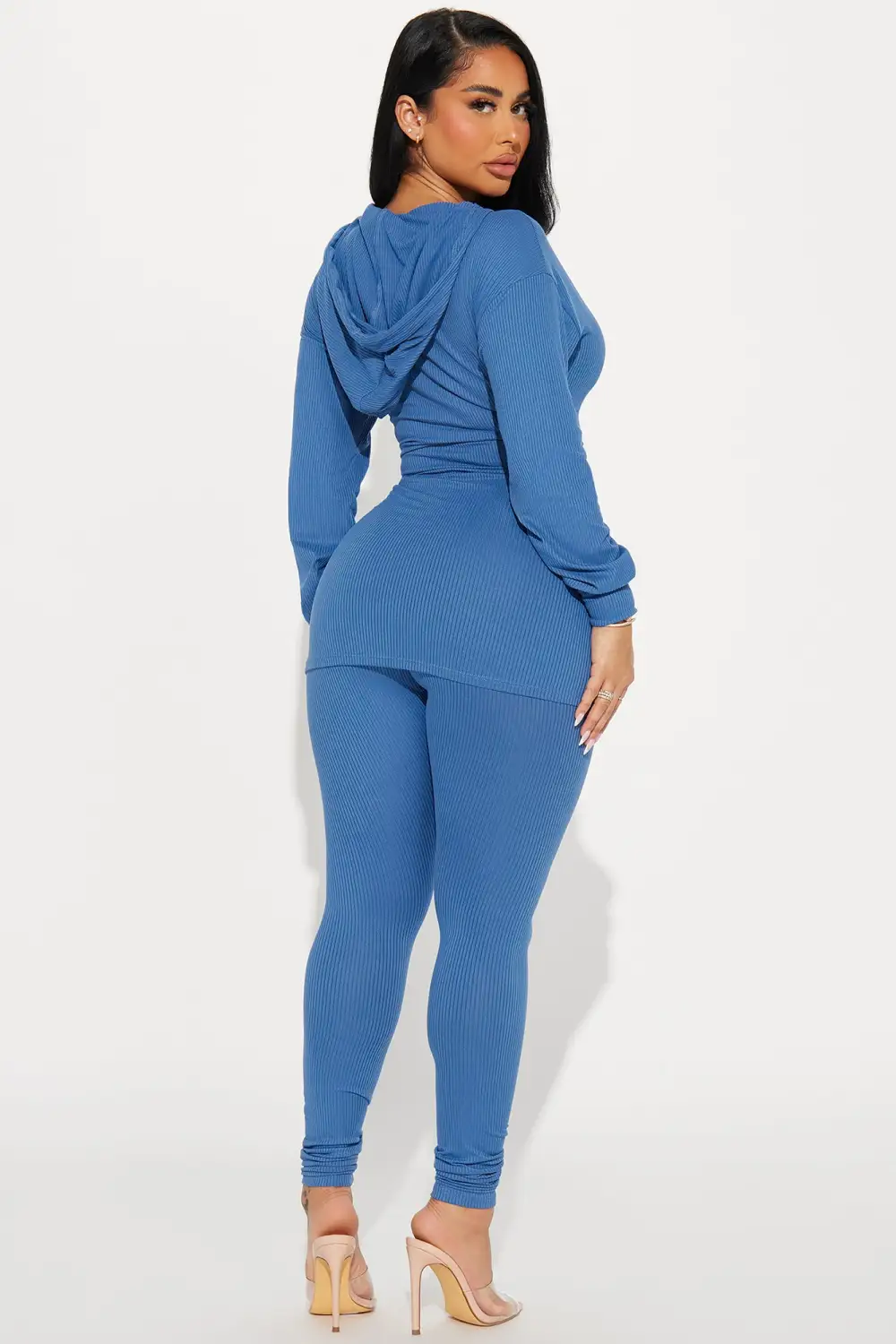 Time Is Right Legging Set - Denim