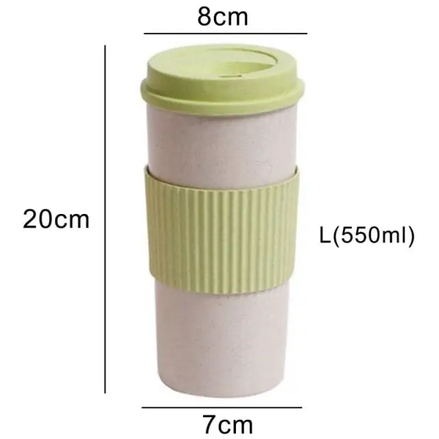 (Store Closing Sale) Wheat Fiber Straw Coffee Mug Double-wall Insulation Eco-friendly Coffee Cup Travel Leakproof Gift Mugs