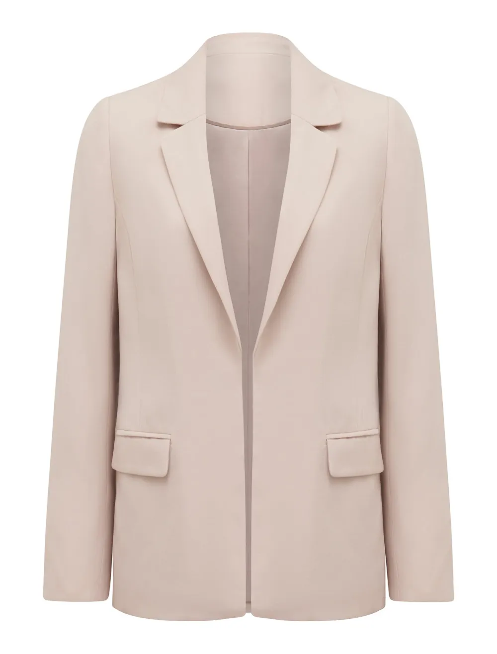 Lapel White Blazer