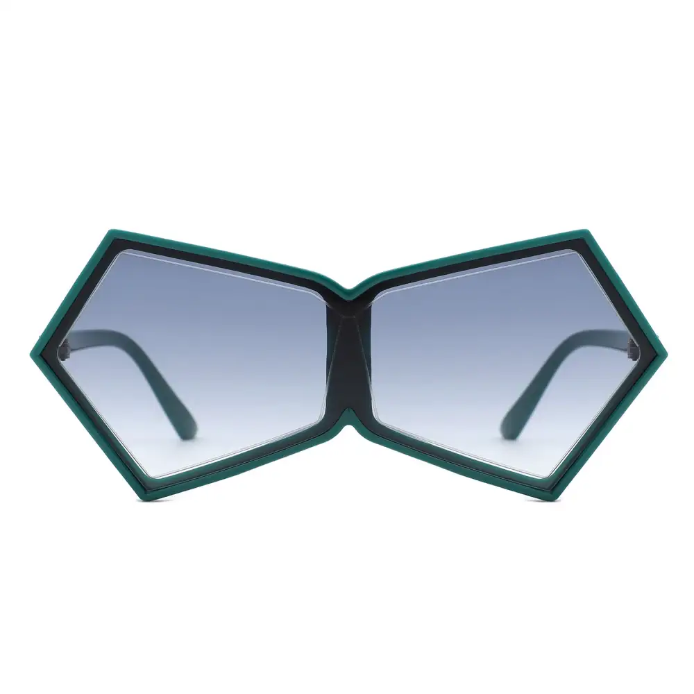 Irregular Square Geometric Oversized Sunglasses