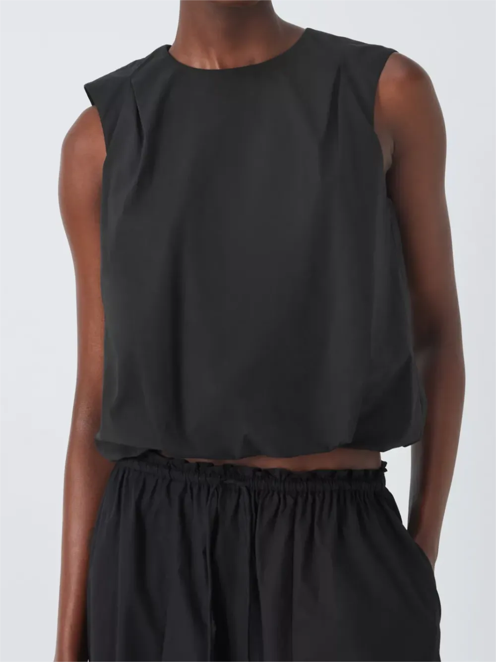 Puff Ball Sleeveless Top