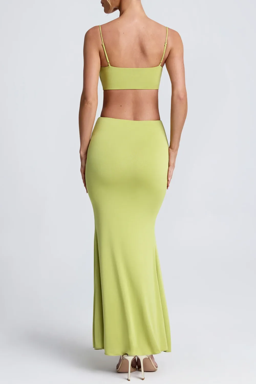 Creative Slim-Fit Fishtail Square Neck Dress
