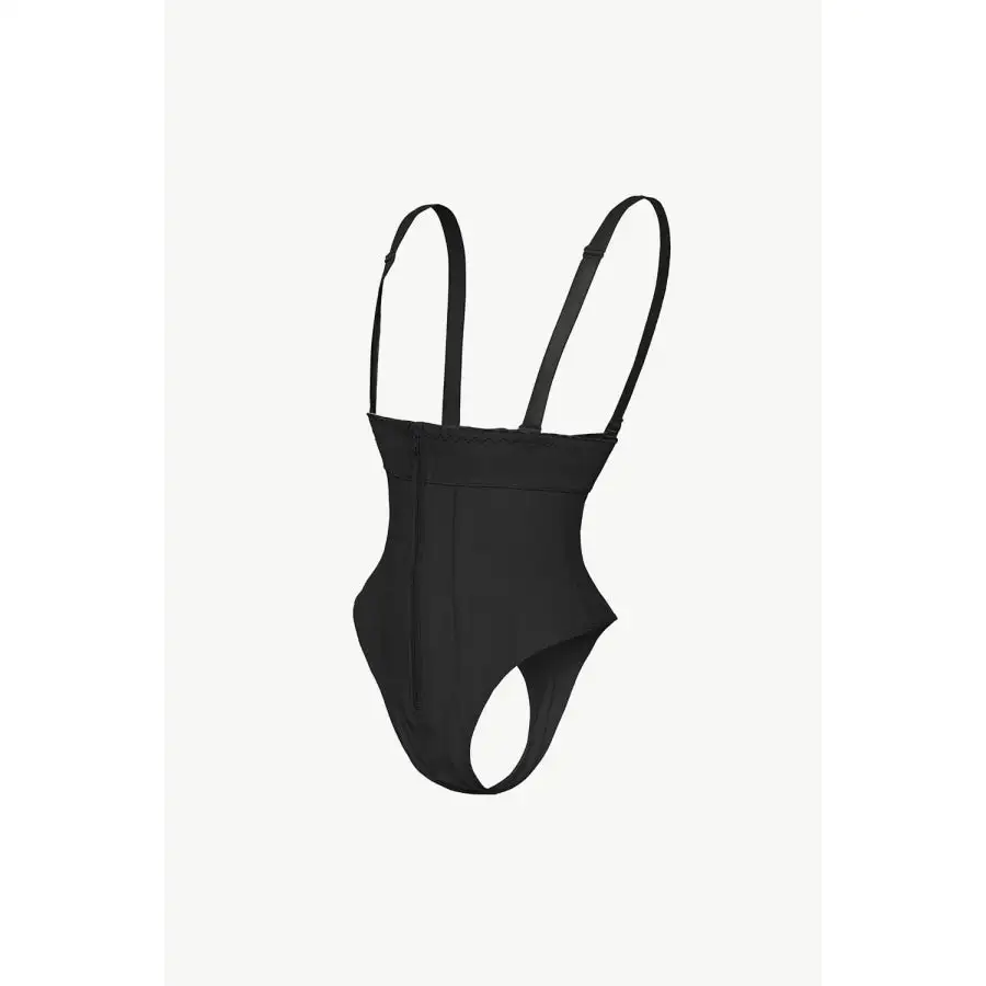 Full Size Adjustable Strap Zip-up Shaping Bodysuit