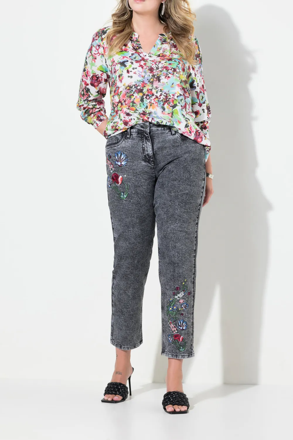 Sparkling Rhinestone Jeans